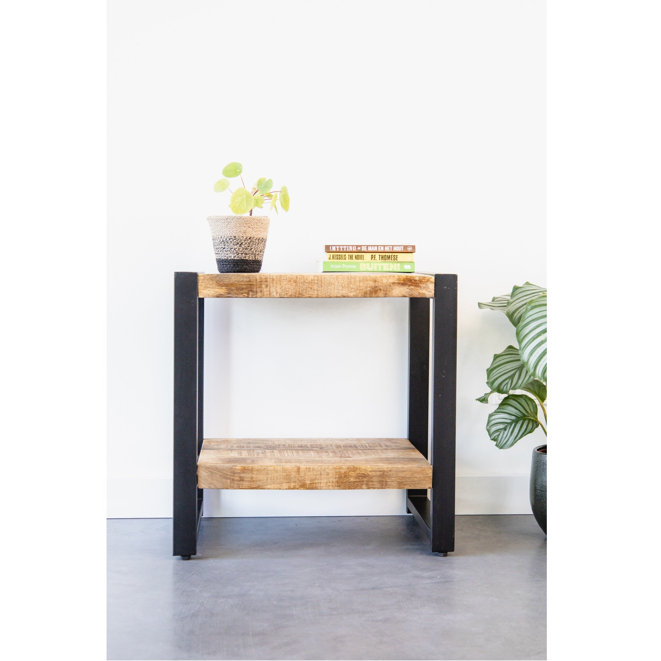 Bijzettafel mangohout | 60x40x60