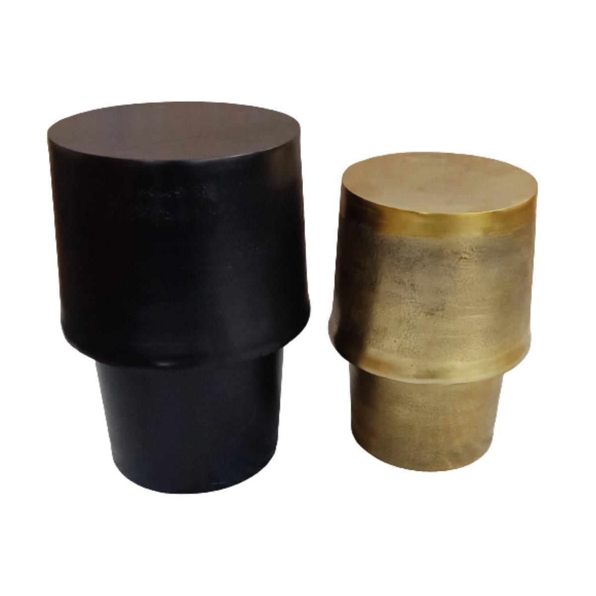 Bijzettafel rond goud Glamor | aluminium | 48 cm