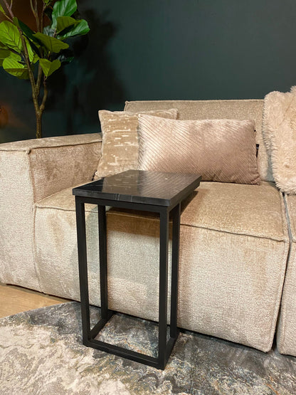 Slider Laptoptafel bijzettafel Nova | Zwart Marmer