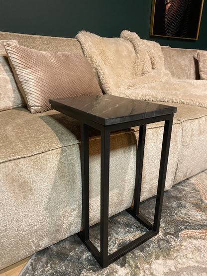 Slider Laptoptafel bijzettafel Nova | Zwart Marmer