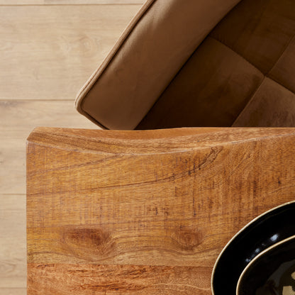 Boomstamtafel mangohout Boston | 160 cm lengte