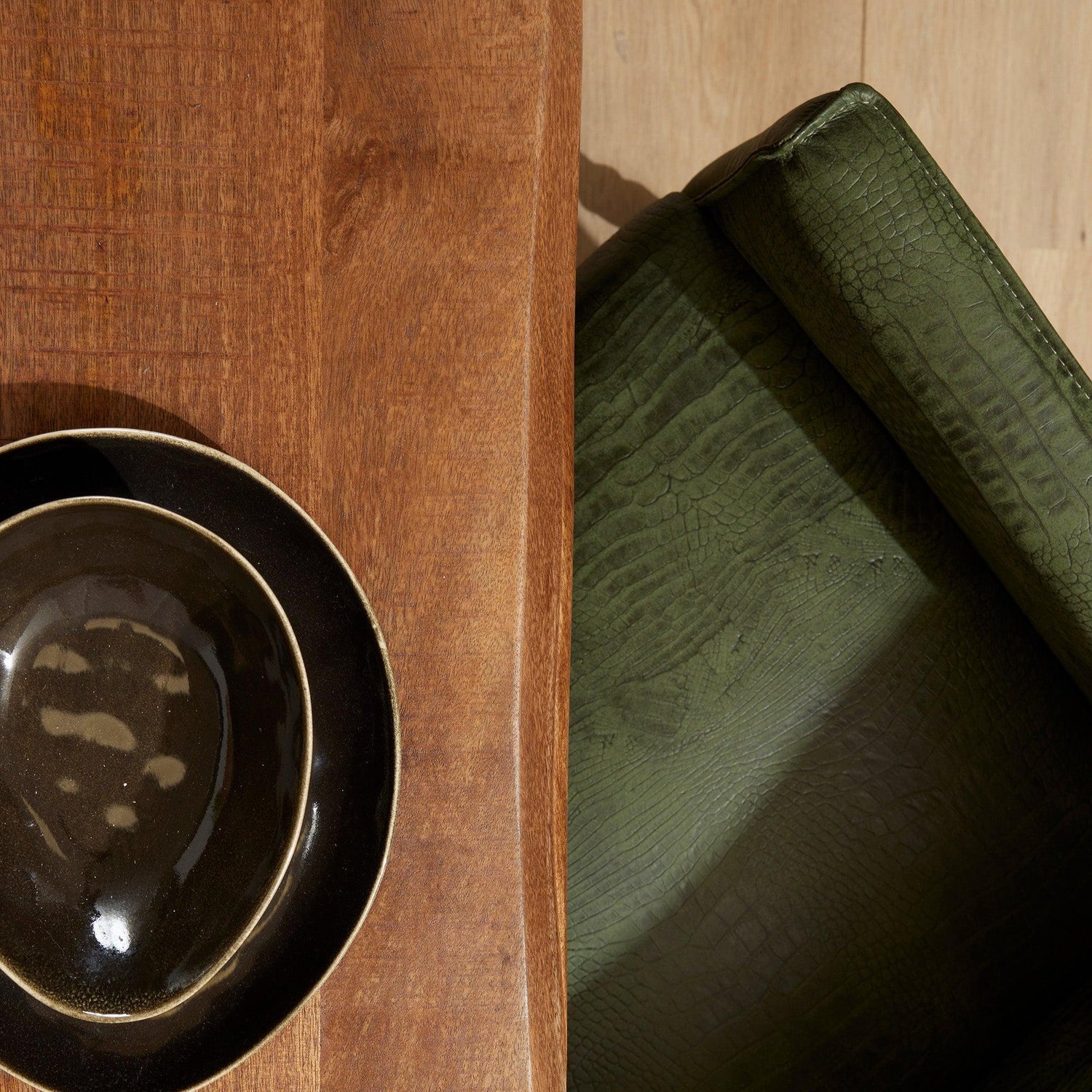 Boomstamtafel mangohout Boston | 160 cm lengte