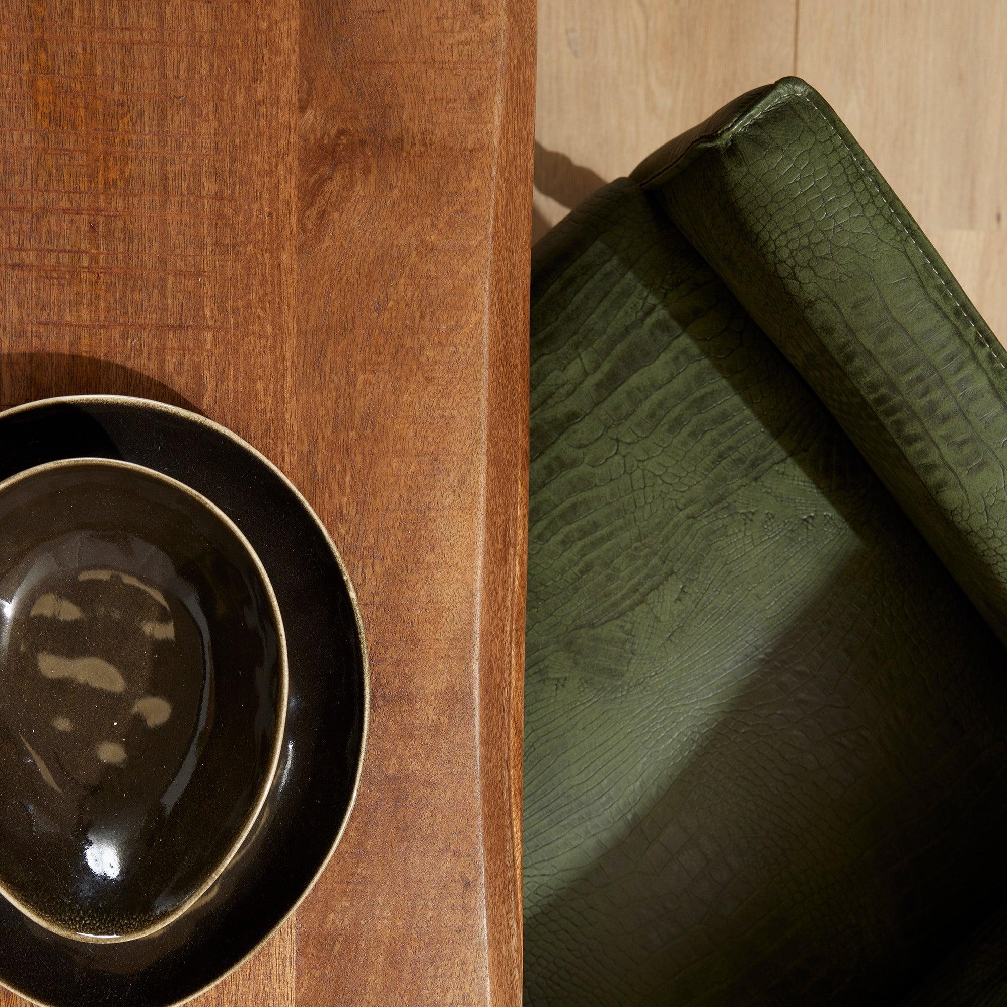 Boomstamtafel mangohout Boston | 160 cm lengte