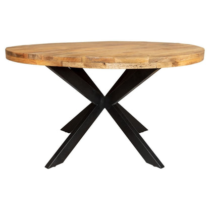 Eettafel Denver | Rond | Mangohout | 110 cm