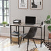Bureau Industrieel Design | Houtlook en Staal | 120x60x75cm - Industrieelinhuis.nl