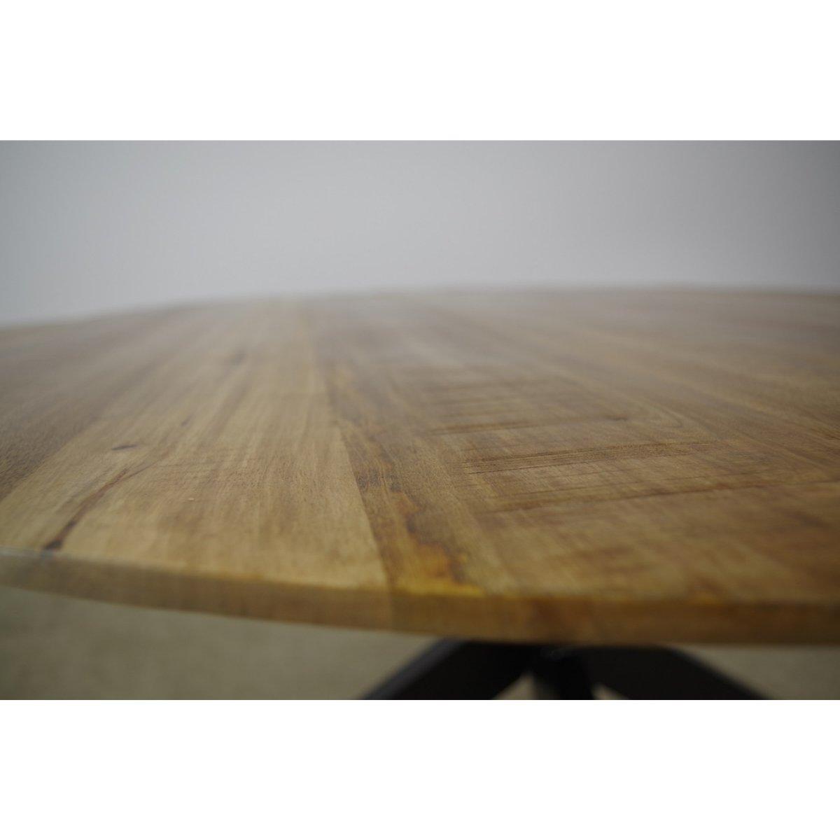 Mangohout eettafel Arlington | Rond | 120 cm