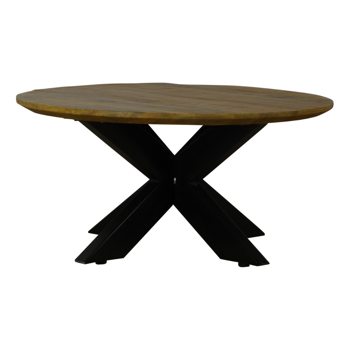 Mangohout eettafel Arlington | Rond | 120 cm