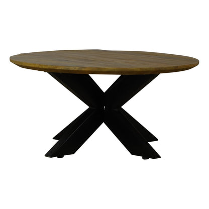 Mangohout eettafel Arlington | Rond | 120 cm