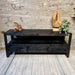 TV-meubel Industrieel Design | Zwart Mangohout en Staal | 150x45x60cm - Industrieelinhuis.nl