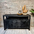 Sidetable zwart Bink | Mangohout en Staal | 135x45x80cm