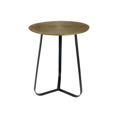 Ronde salontafel in goud en zwart | Kate | 40 cm