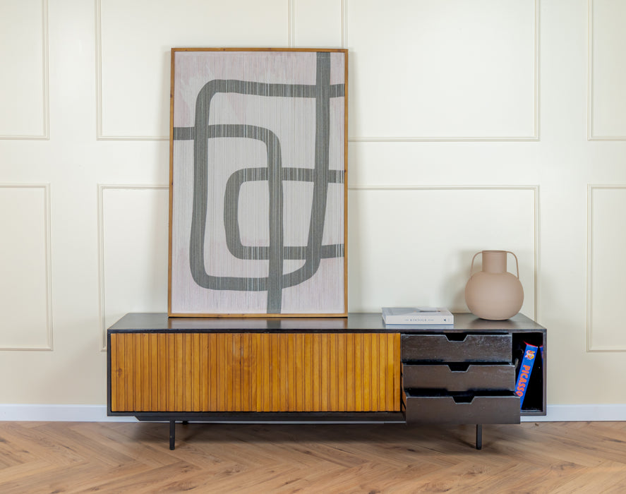 Venere tv meubel bruin 180cm - Industrieelinhuis.nl