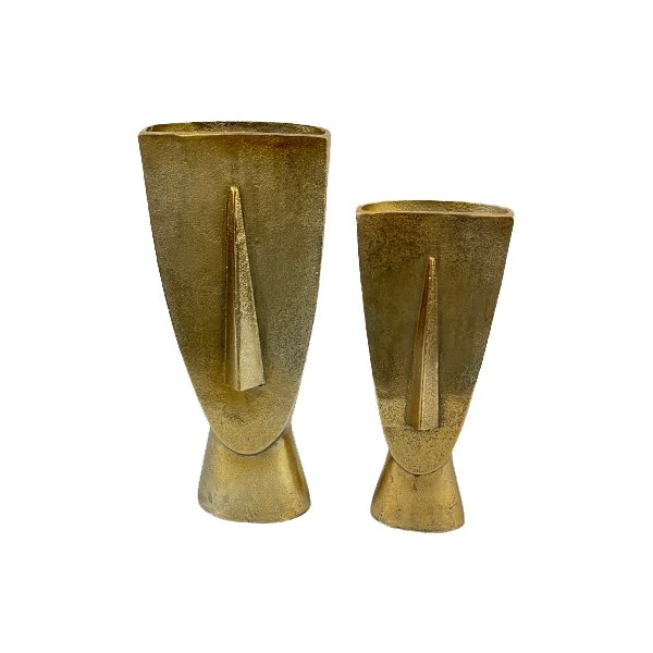 Vaas Fin - Antiek goud | Large - Industrieelinhuis.nl