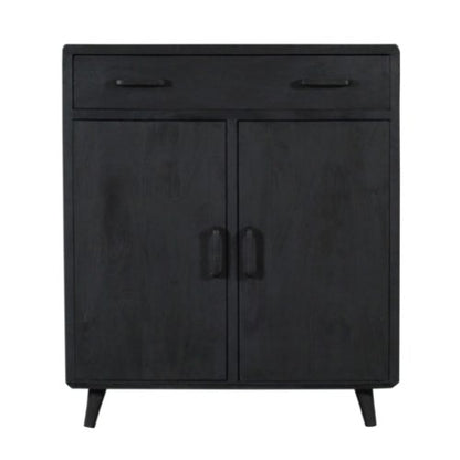 Kabinet kast Omaha Black | 100 cm - Industrieelinhuis.nl