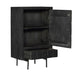 Kabinet Kast Brandy Black | 1 deur 1 lade - Industrieelinhuis.nl