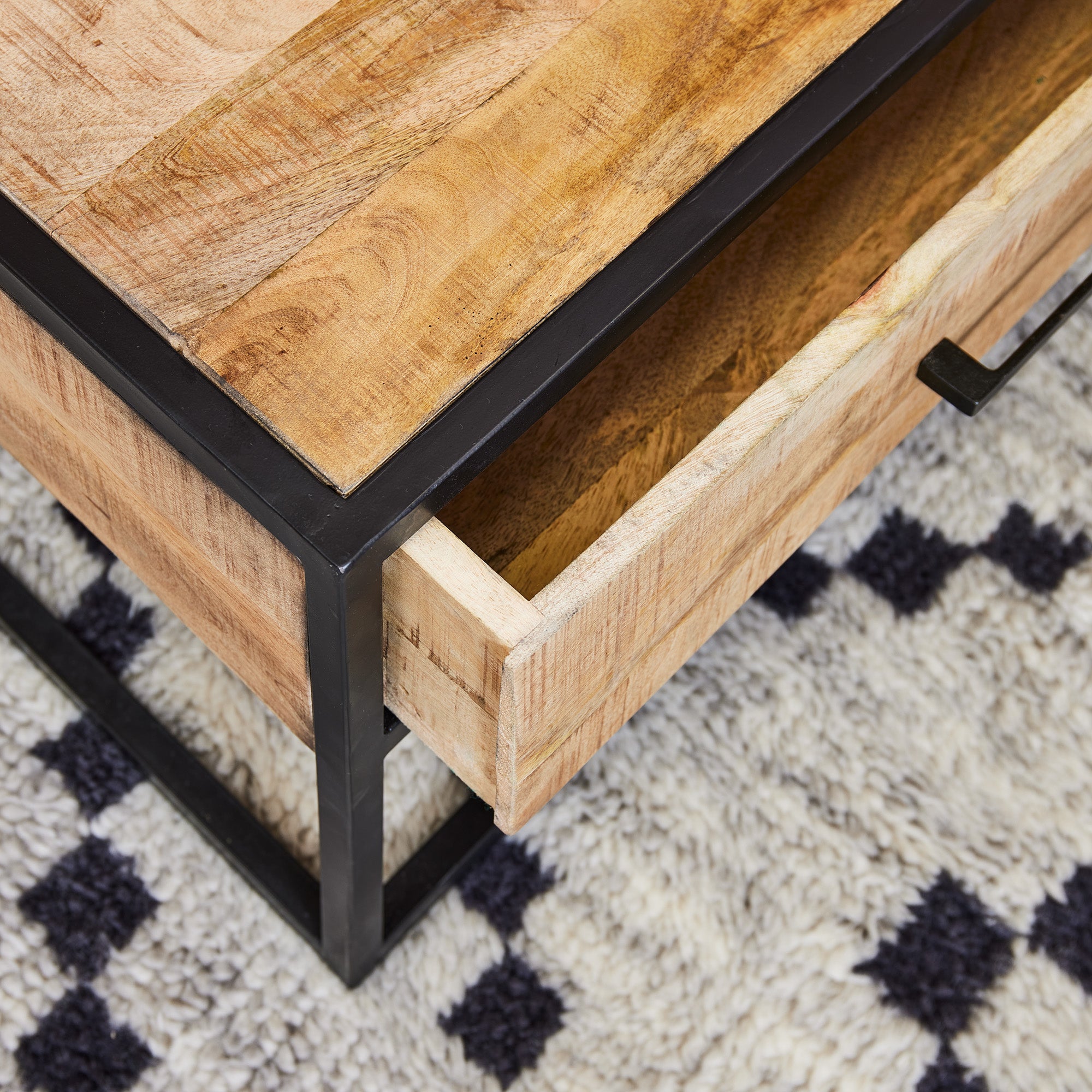 Salontafel Denver | Mangohout | 130x70x40cm