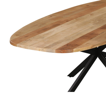 Eettafel Elegance | Deens ovaal | 240x110 cm - Industrieelinhuis.nl