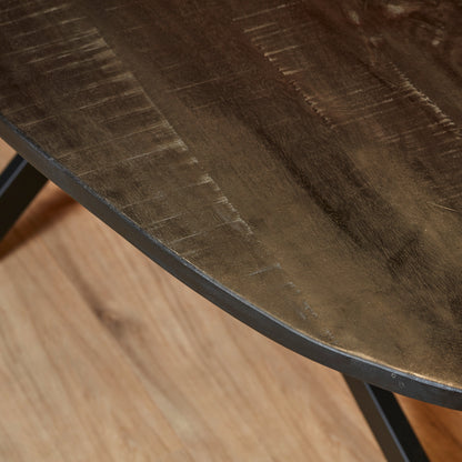 Eettafel Elegance Black | Deens ovaal | 200x100 cm - Industrieelinhuis.nl