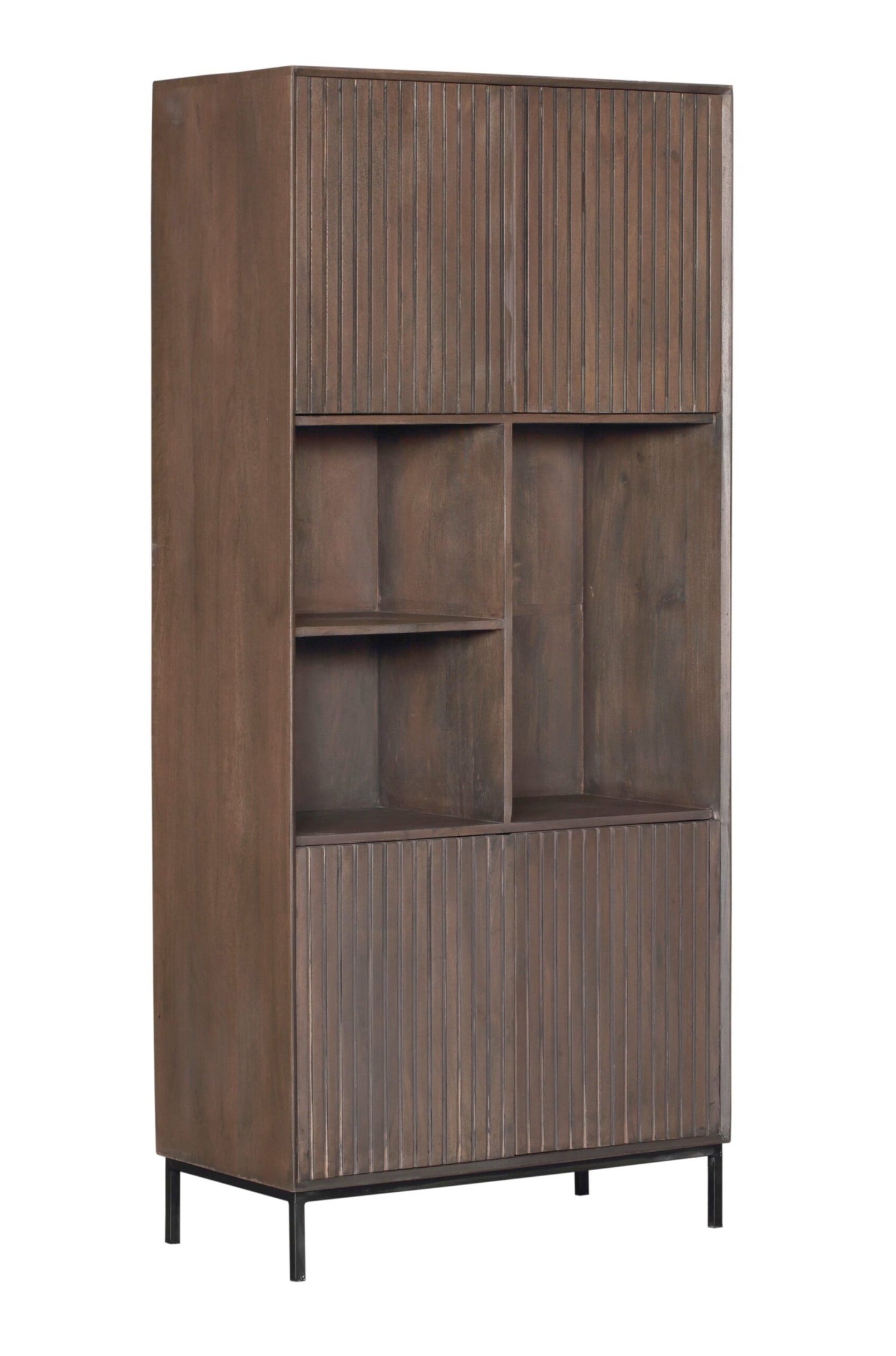 Tv meubel Madison Walnoot | 165 cm - Industrieelinhuis.nl