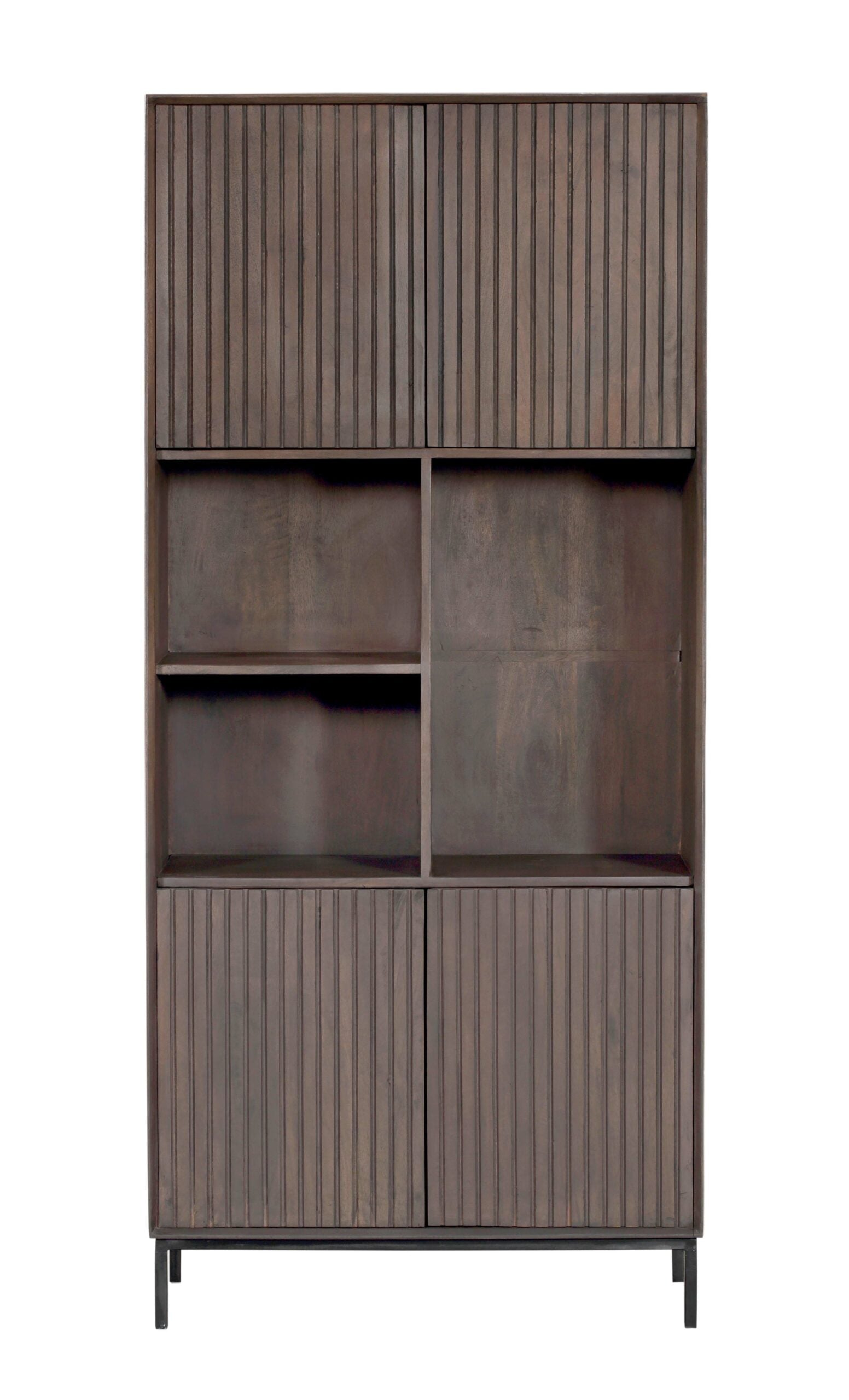 Tv meubel Madison Walnoot | 165 cm - Industrieelinhuis.nl