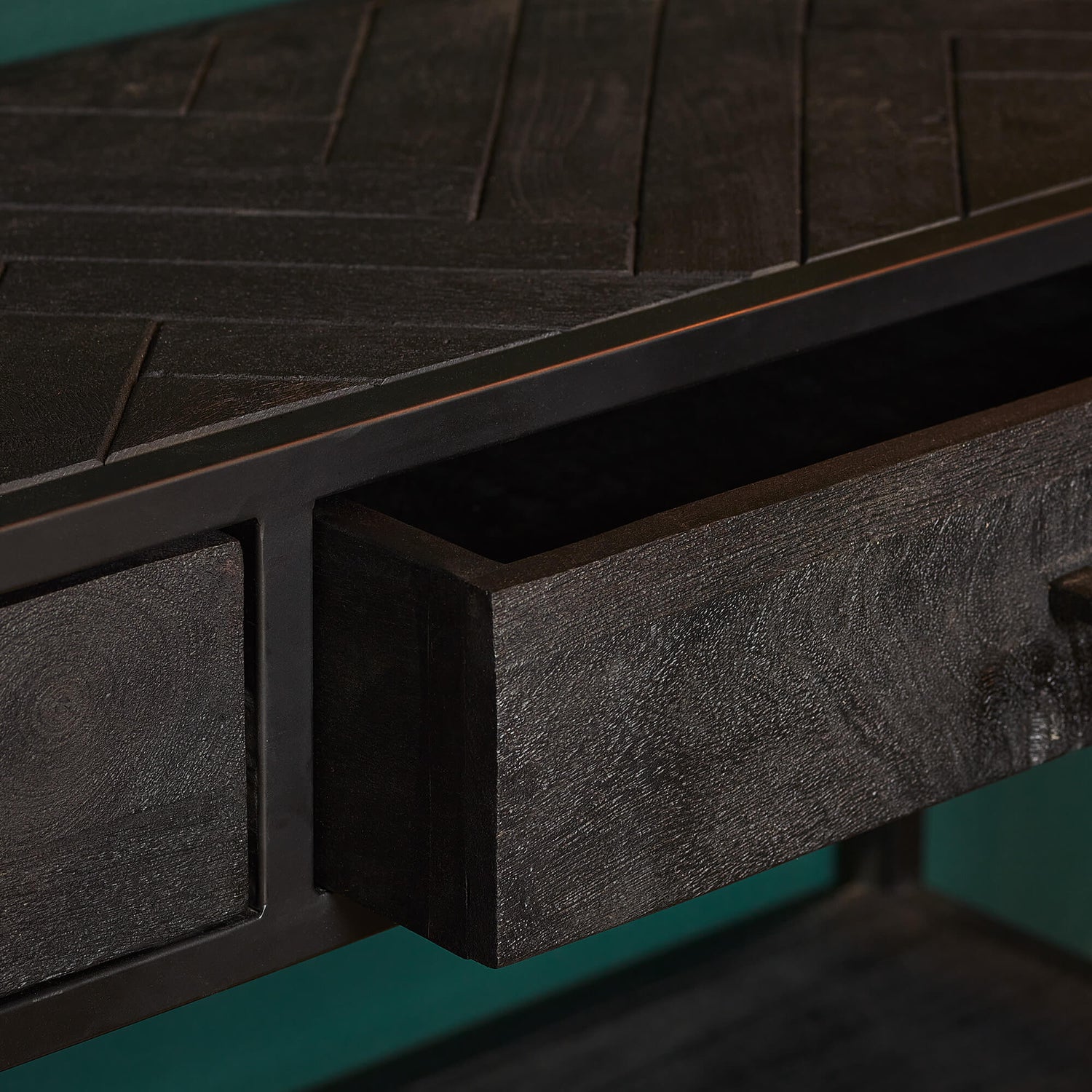 Sidetable zwart New York | 2 lades