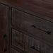 Dressoir Denver Black 165 cm | Mangohout en staal - Industrieelinhuis.nl