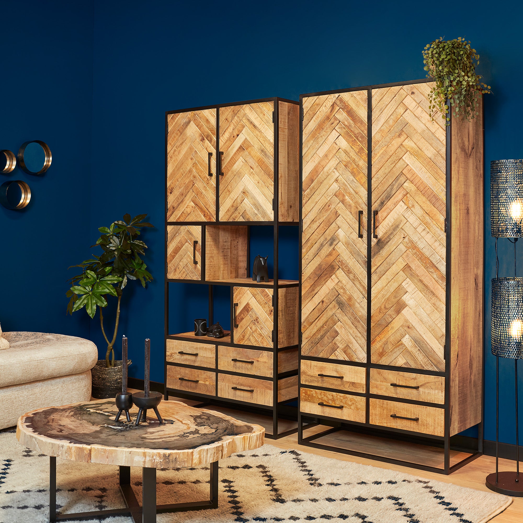 Kabinet Arlington | 90 cm - Industrieelinhuis.nl