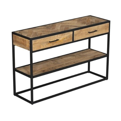 Sidetable Arlington | 2 lades - Industrieelinhuis.nl