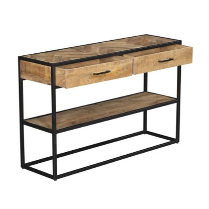 Sidetable Arlington | 2 lades - Industrieelinhuis.nl