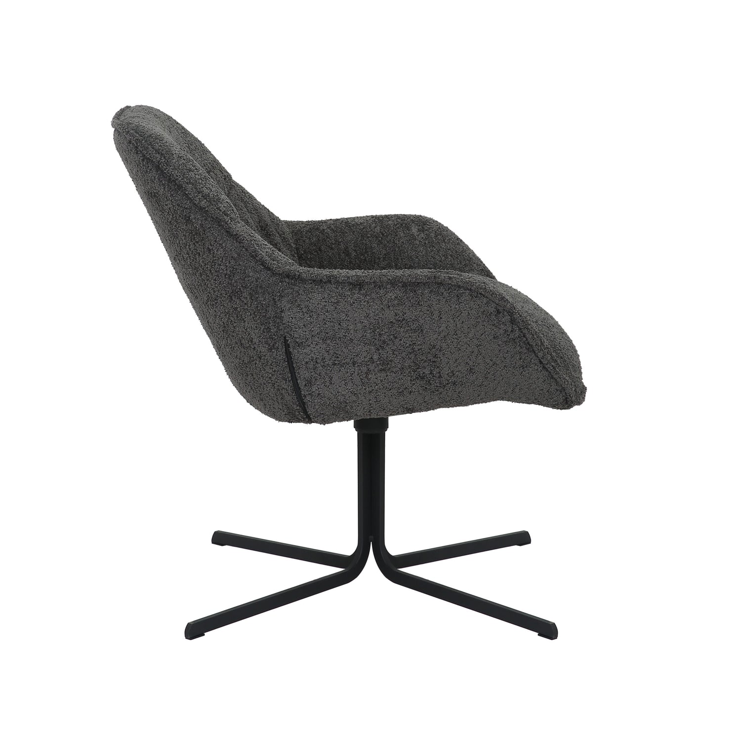 Fauteuil Mila | Dark Grey - Industrieelinhuis.nl