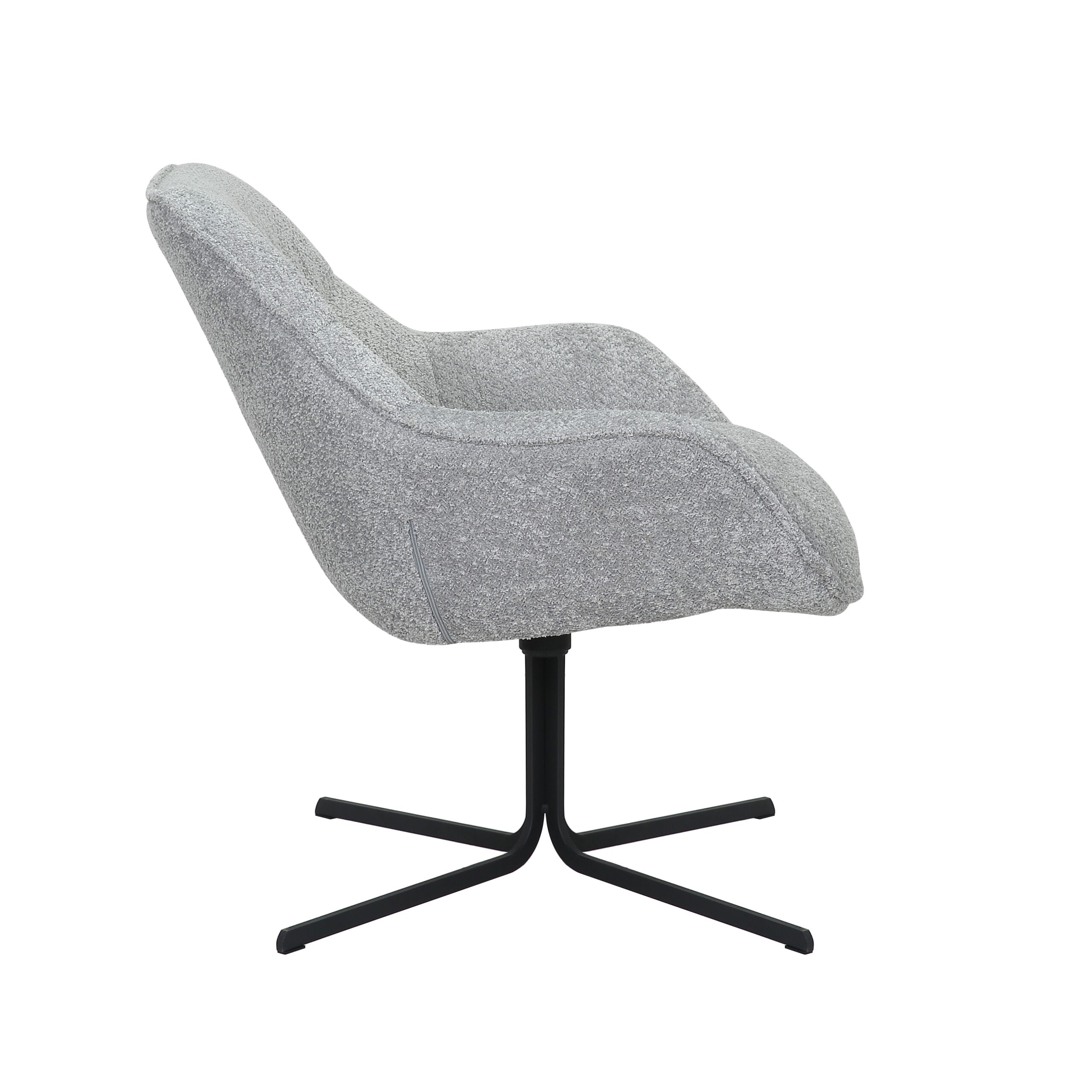 Fauteuil Mila | Dark Grey - Industrieelinhuis.nl