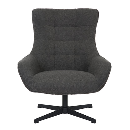 Fauteuil Mila | Dark Grey - Industrieelinhuis.nl