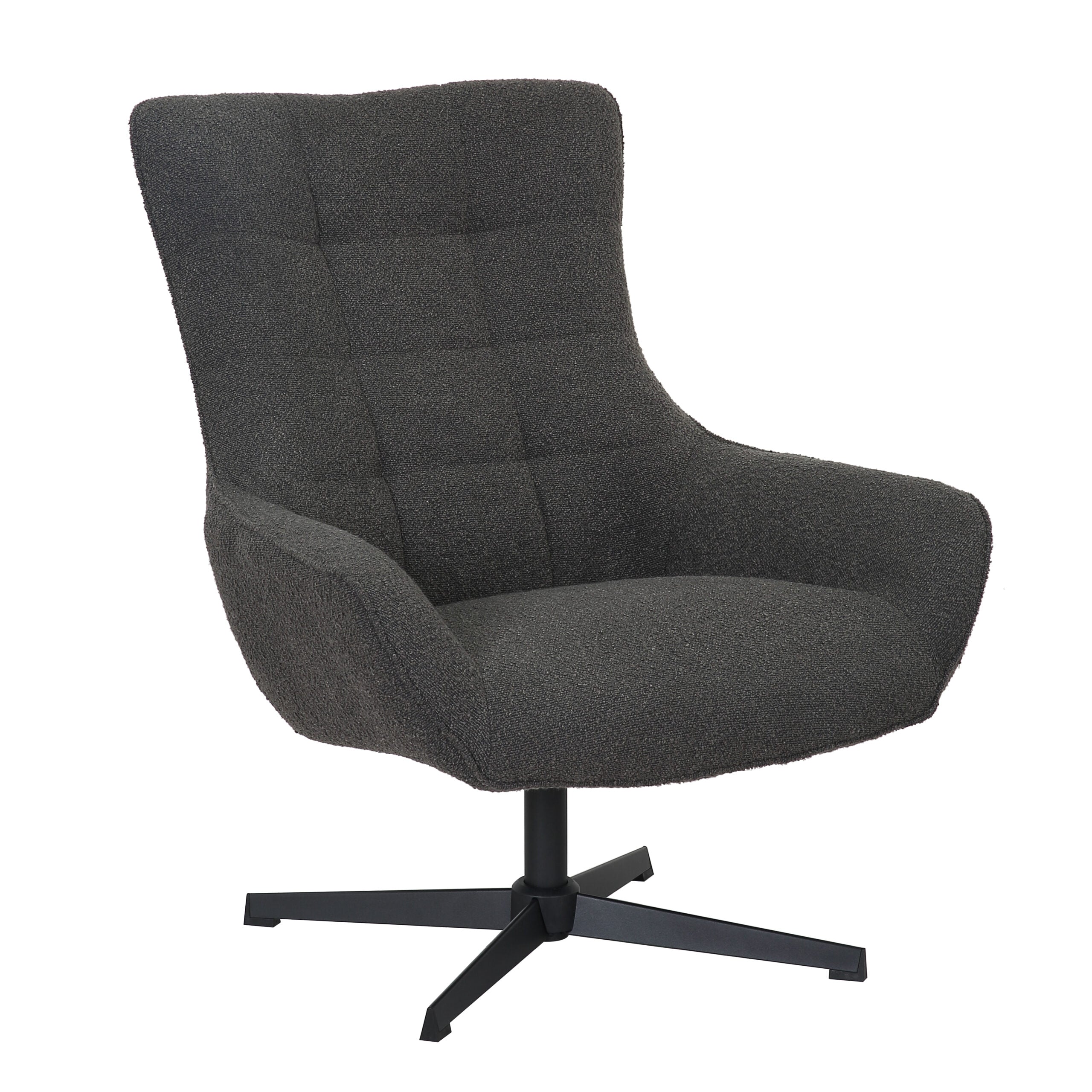 Fauteuil Mila | Dark Grey - Industrieelinhuis.nl