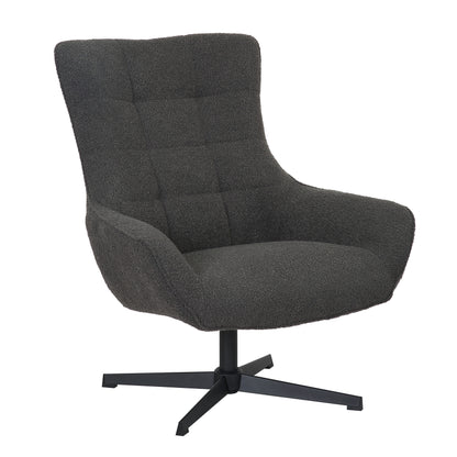 Fauteuil Mila | Dark Grey - Industrieelinhuis.nl