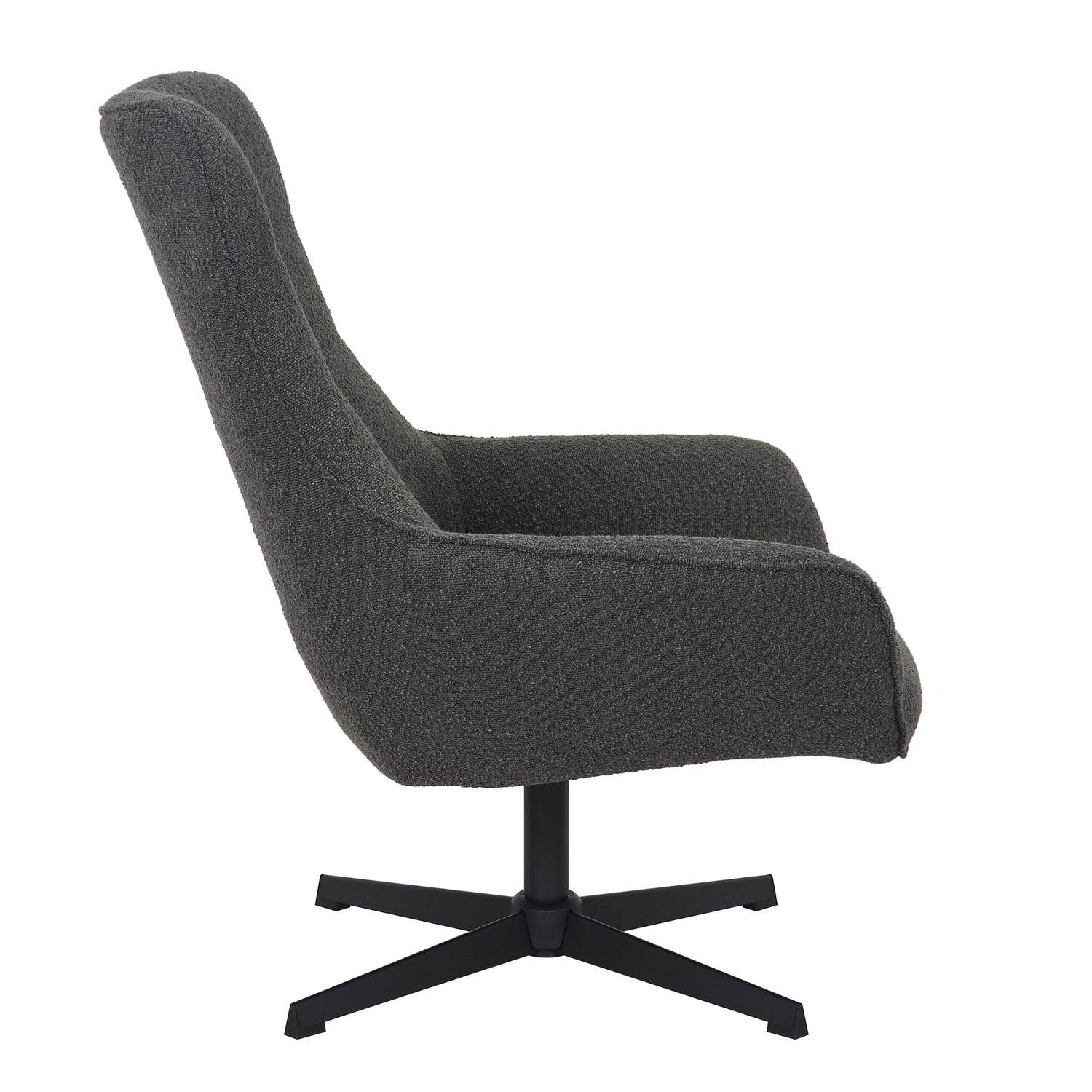 Fauteuil Mila | Dark Grey - Industrieelinhuis.nl