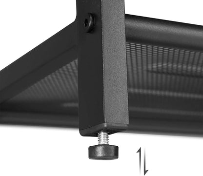 Schoenenrek industrieel | Houtlook en Staal | 100x30x92,5cm