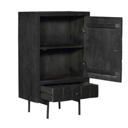 Servieskast zwart Brandy Black | 60 cm breed | 1 lade
