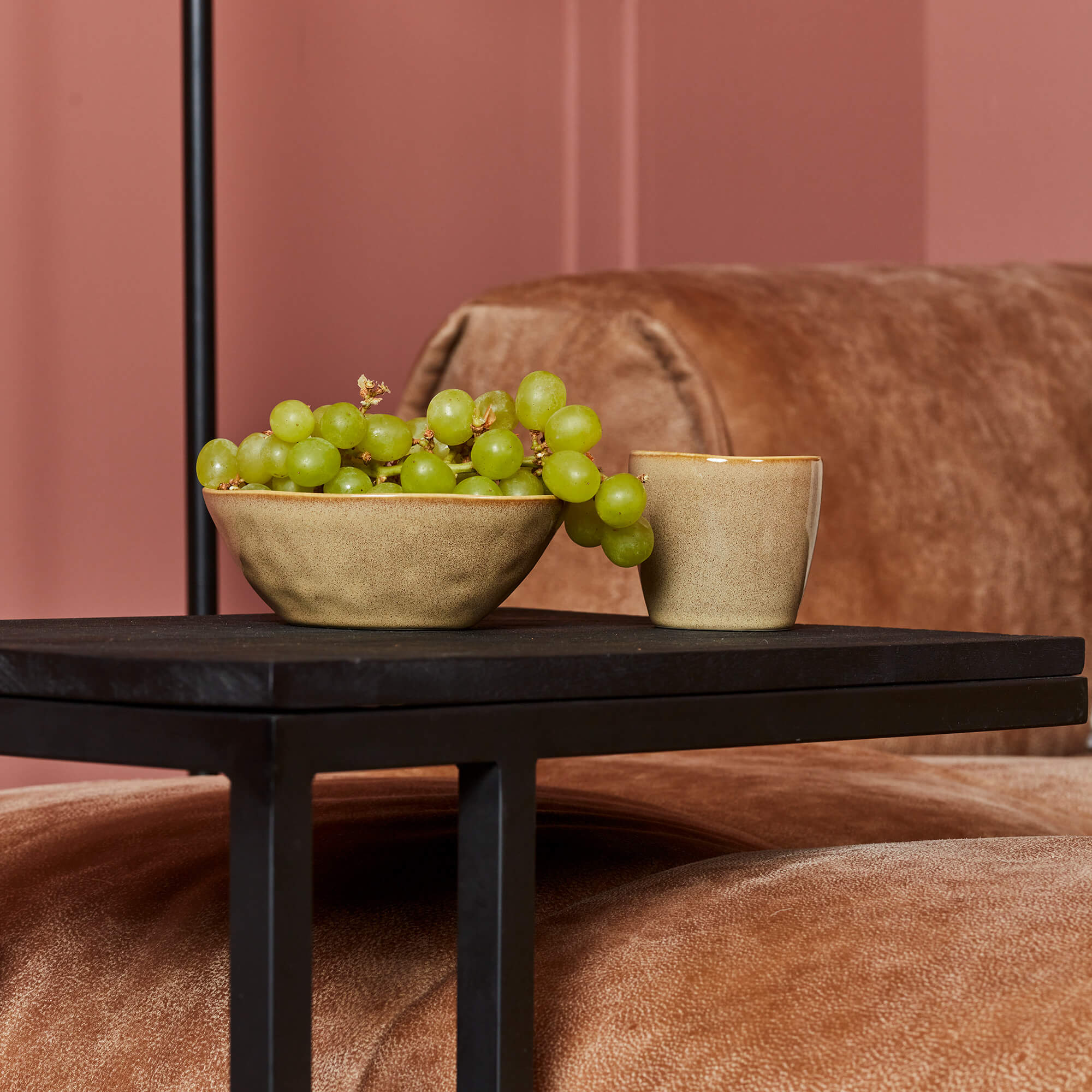 Slider Laptoptafel | Zwart mangohout