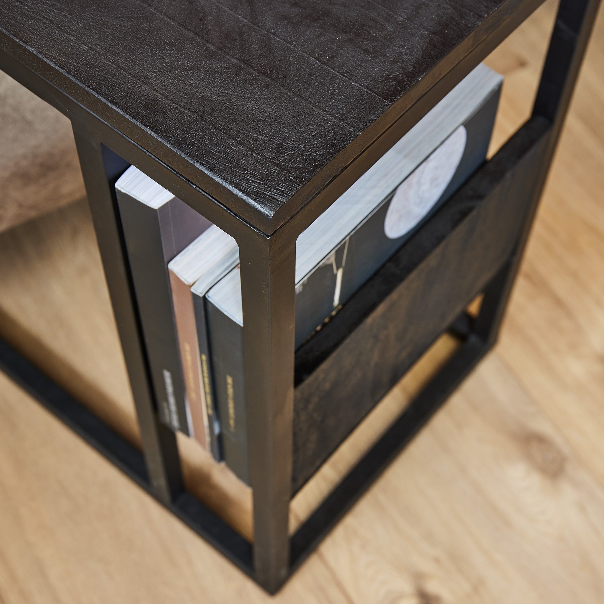 Slider Laptoptafel | Zwart mangohout
