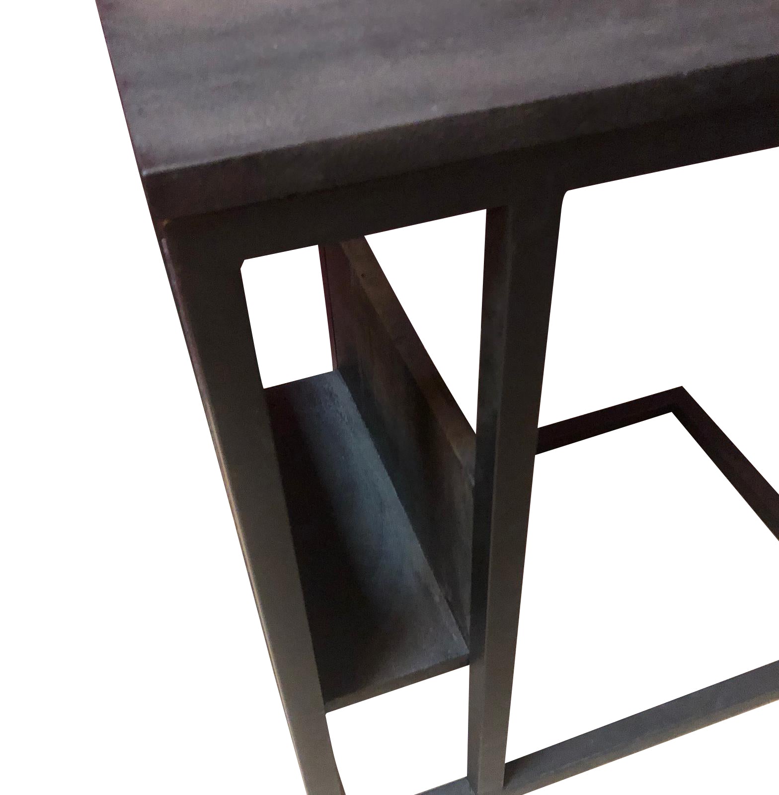 Slider Laptoptafel | Zwart mangohout