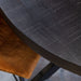 Eetkamertafel Denver Black | Rond | 150 cm - Industrieelinhuis.nl