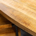 Eetkamertafel Denver | Ovaal | Mangohout | 160 cm - Industrieelinhuis.nl