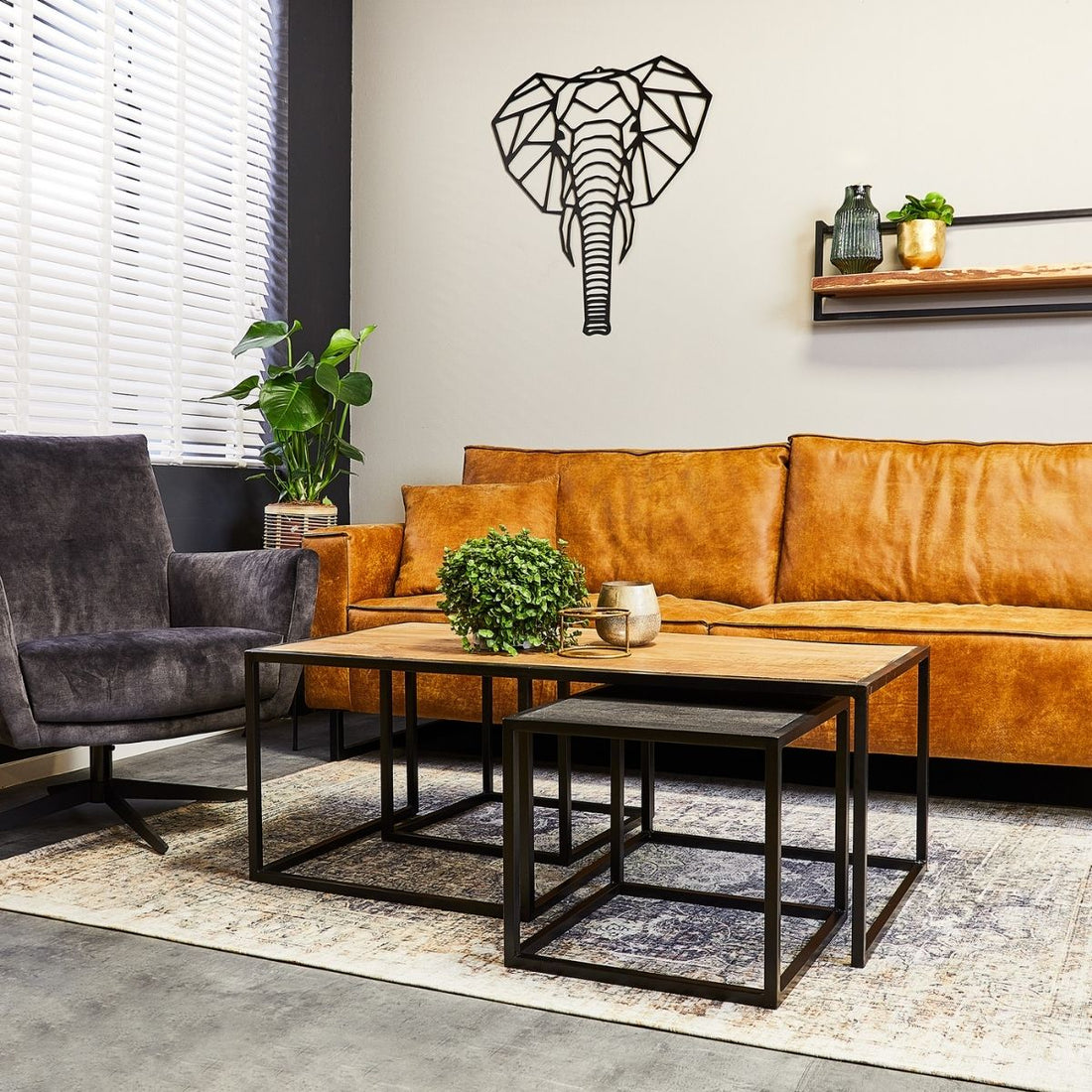 Salontafel Cosmo | Set van 3 | Rechthoek