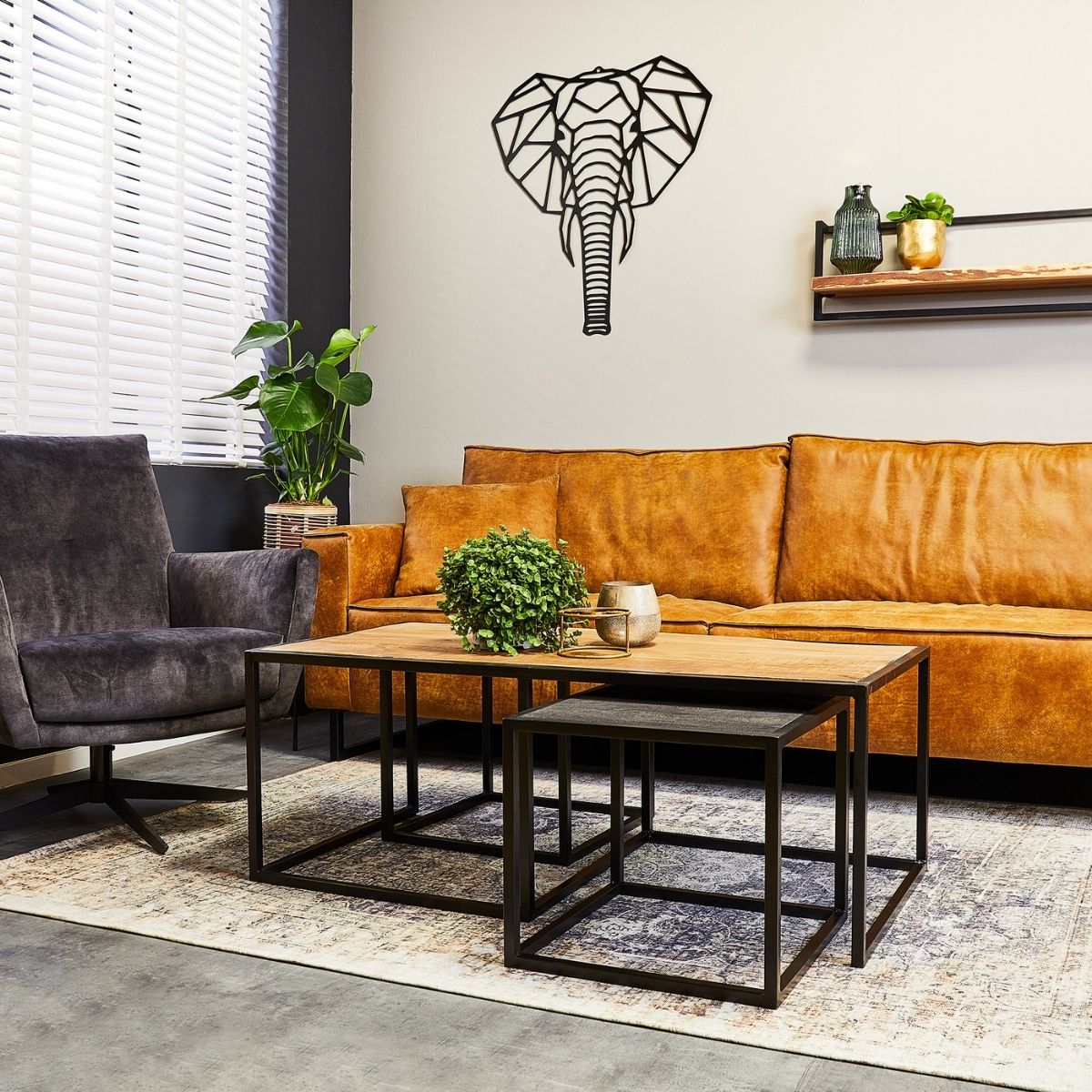 Salontafel Cosmo | Set van 3 | Rechthoek
