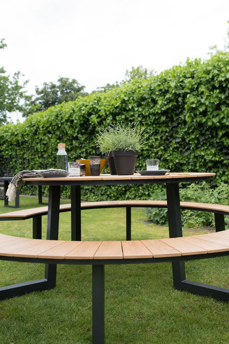 Ronde Picknicktafel Alex - Industrieelinhuis.nl