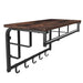 Wandkapstok Industrieel Design | Houtlook en Staal | 66x30x27cm - Industrieelinhuis.nl