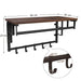 Wandkapstok Industrieel Design | Houtlook en Staal | 66x30x27cm - Industrieelinhuis.nl