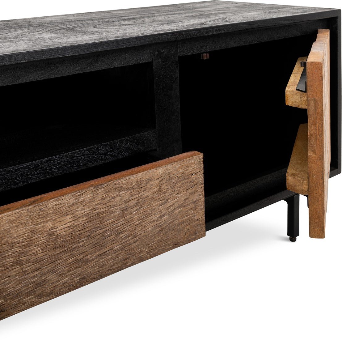 TV-meubel Mango hout | Industrieel Design | 180x40x50cm - Industrieelinhuis.nl