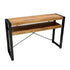Sidetable industrieel Britt met schap | Mangohout en Staal | 120x35x76cm