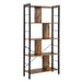 Schappenkast / Boekenkast Industrieel Design | Houtlook en Staal | 74x30x154,5cm - Industrieelinhuis.nl